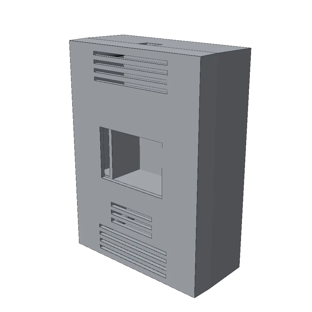 CAD render of the Indoor air-quality monitor