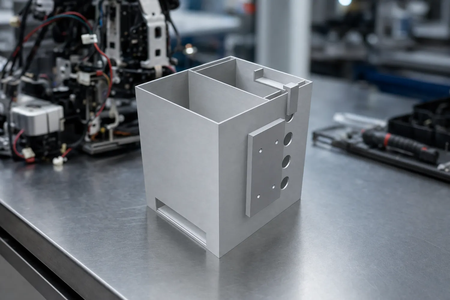 Final render of the Humanoid torso battery and compute bay