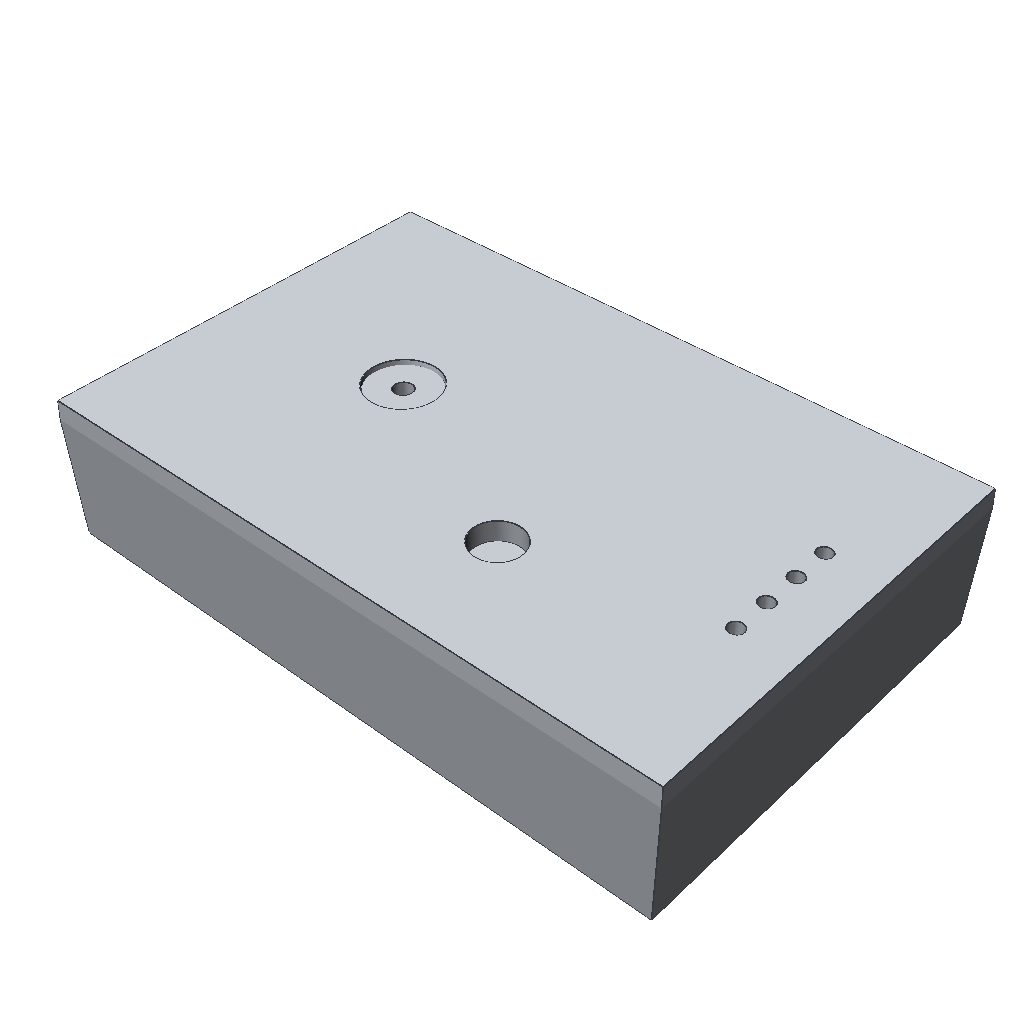 CAD render of the Clip-on exposure badge